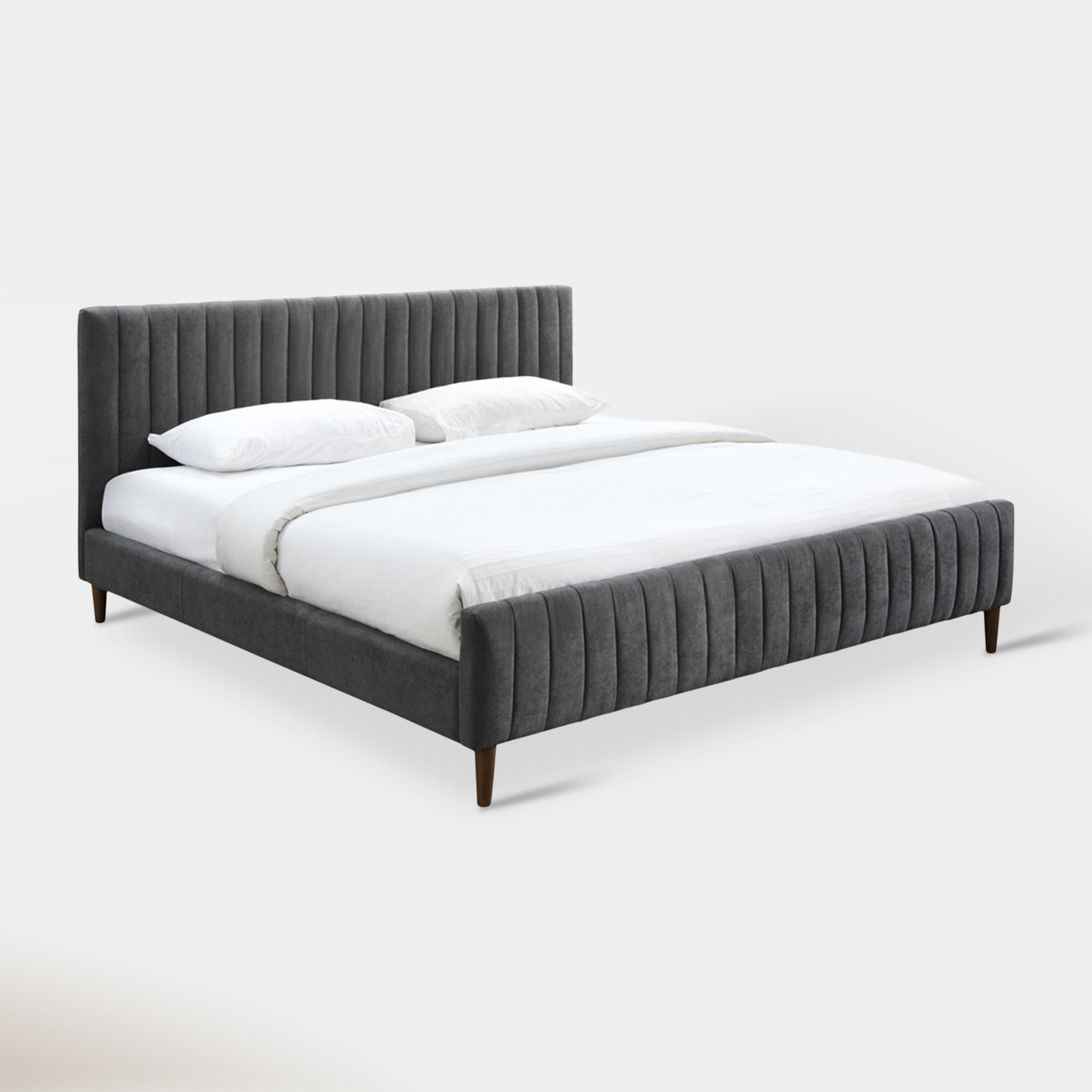 Sasha King Bed - Charcoal