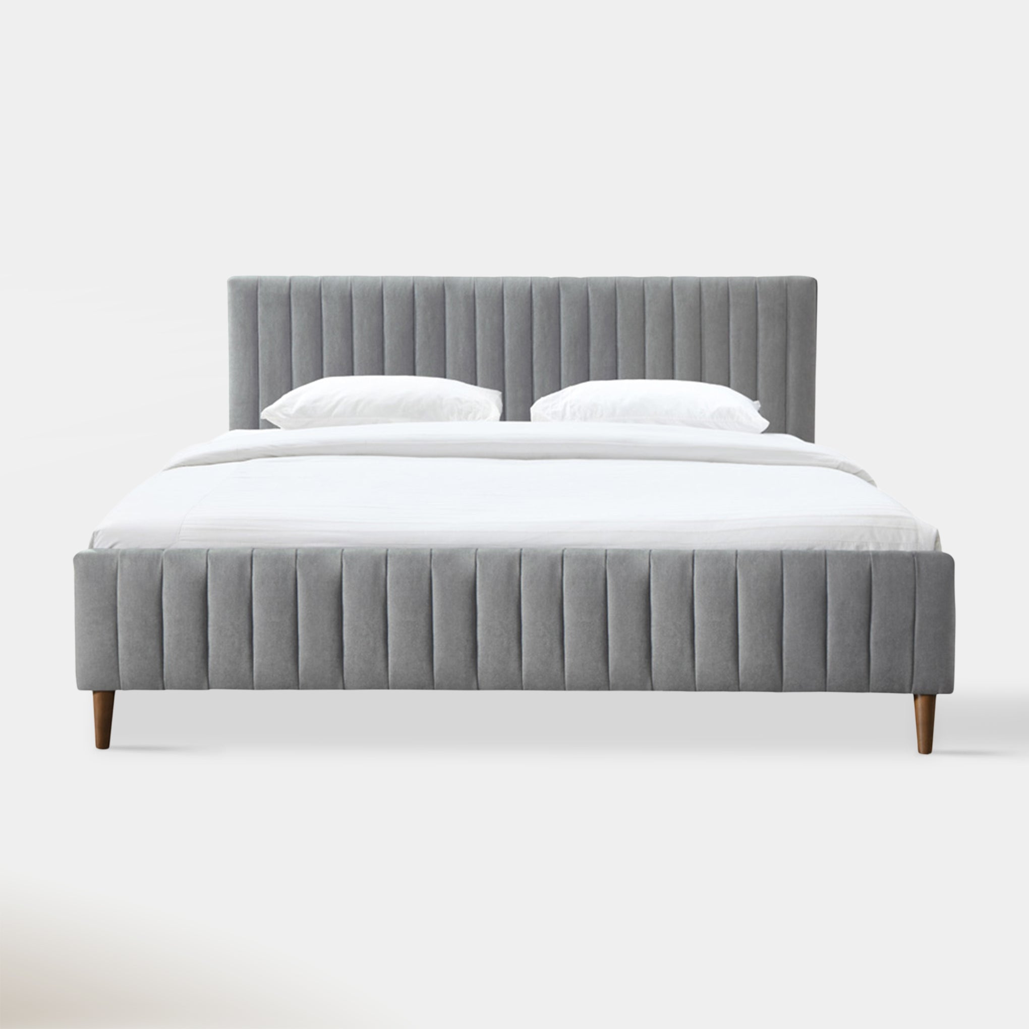 Sasha King Bed - Light Grey