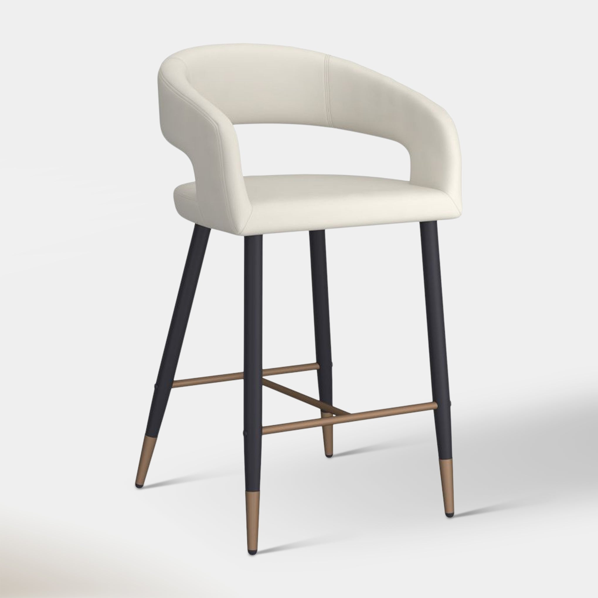 Mikah Counter Stool - Cream