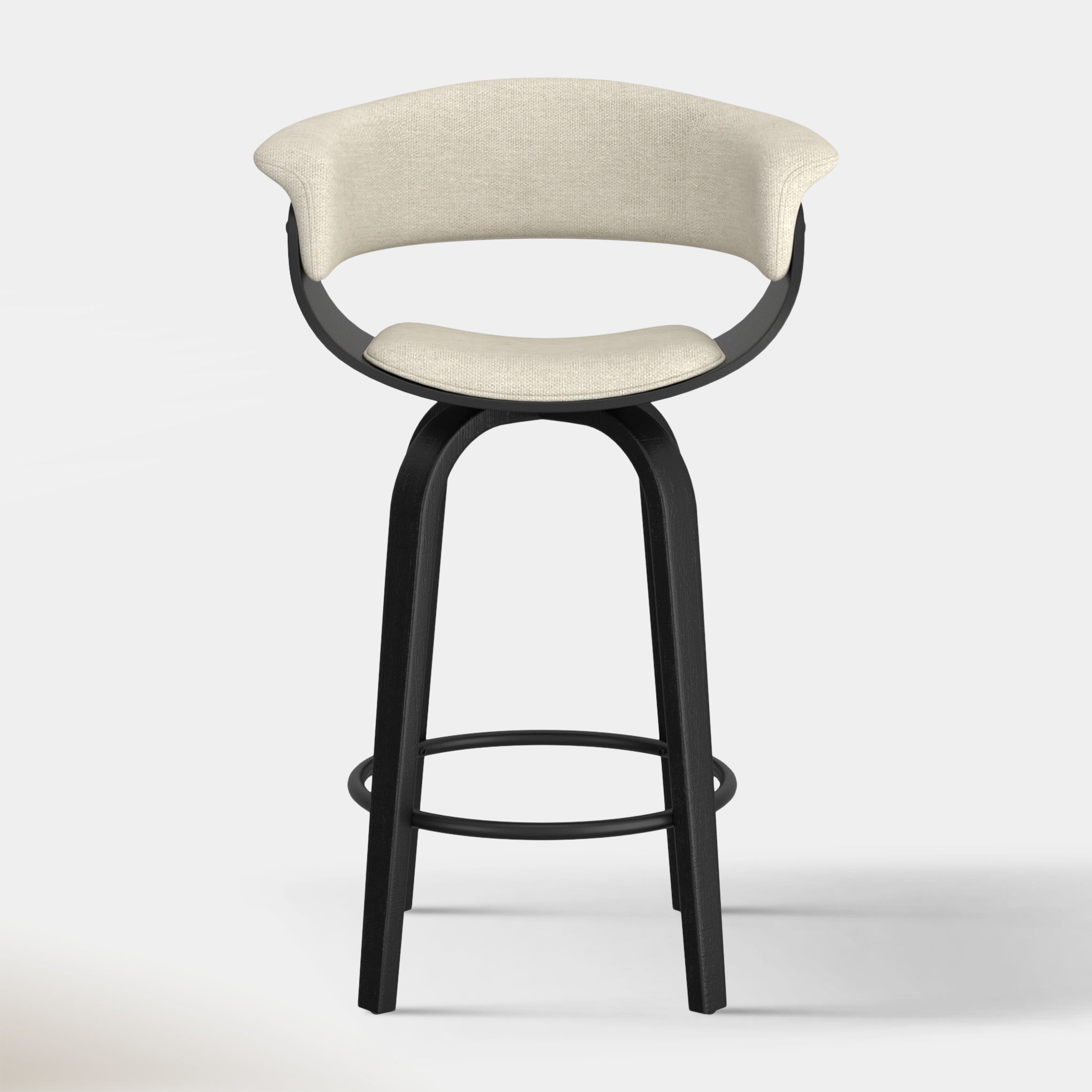 Jerreau Counter Stool - Beige & Black