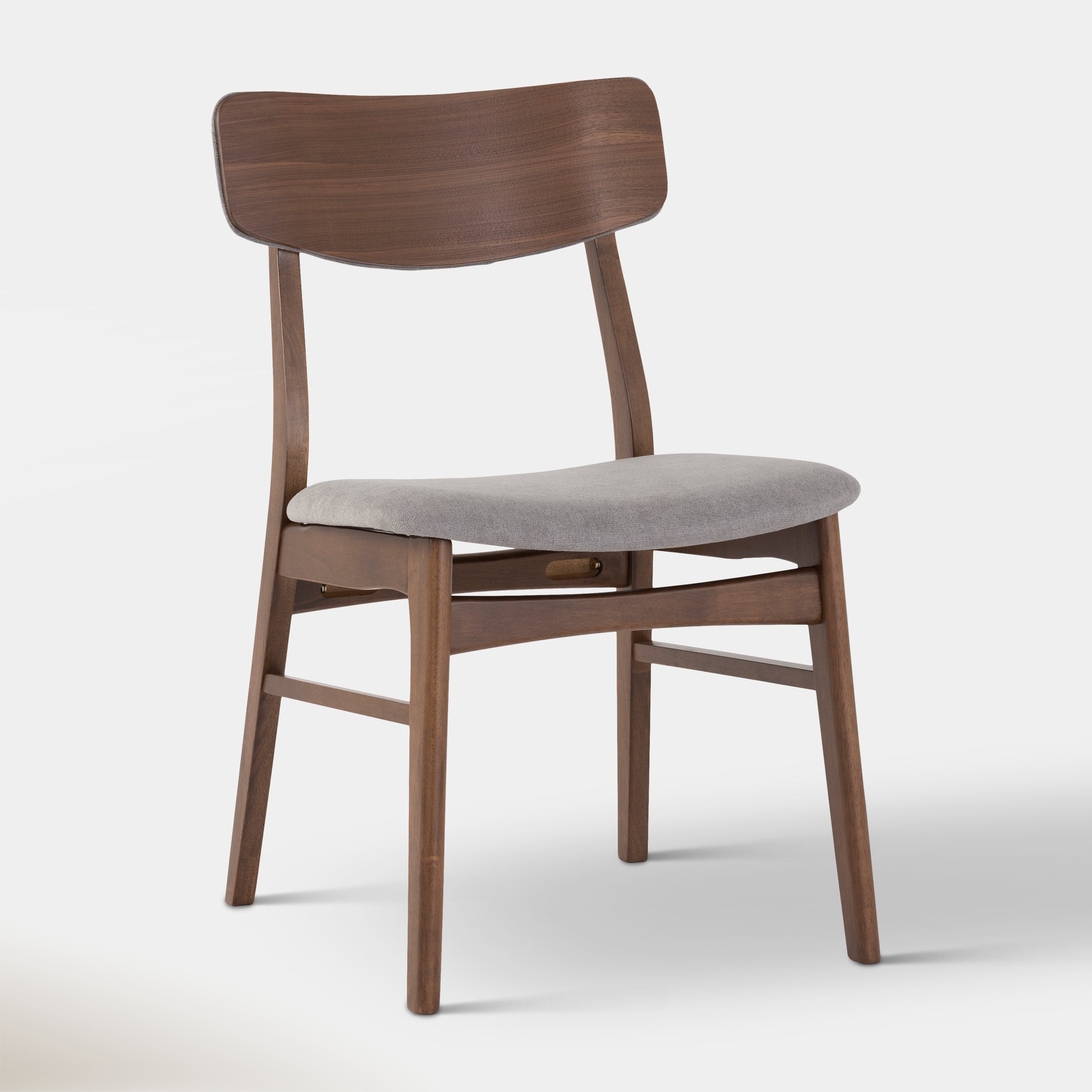 Amara Dining Chair - Smoke & Walnut