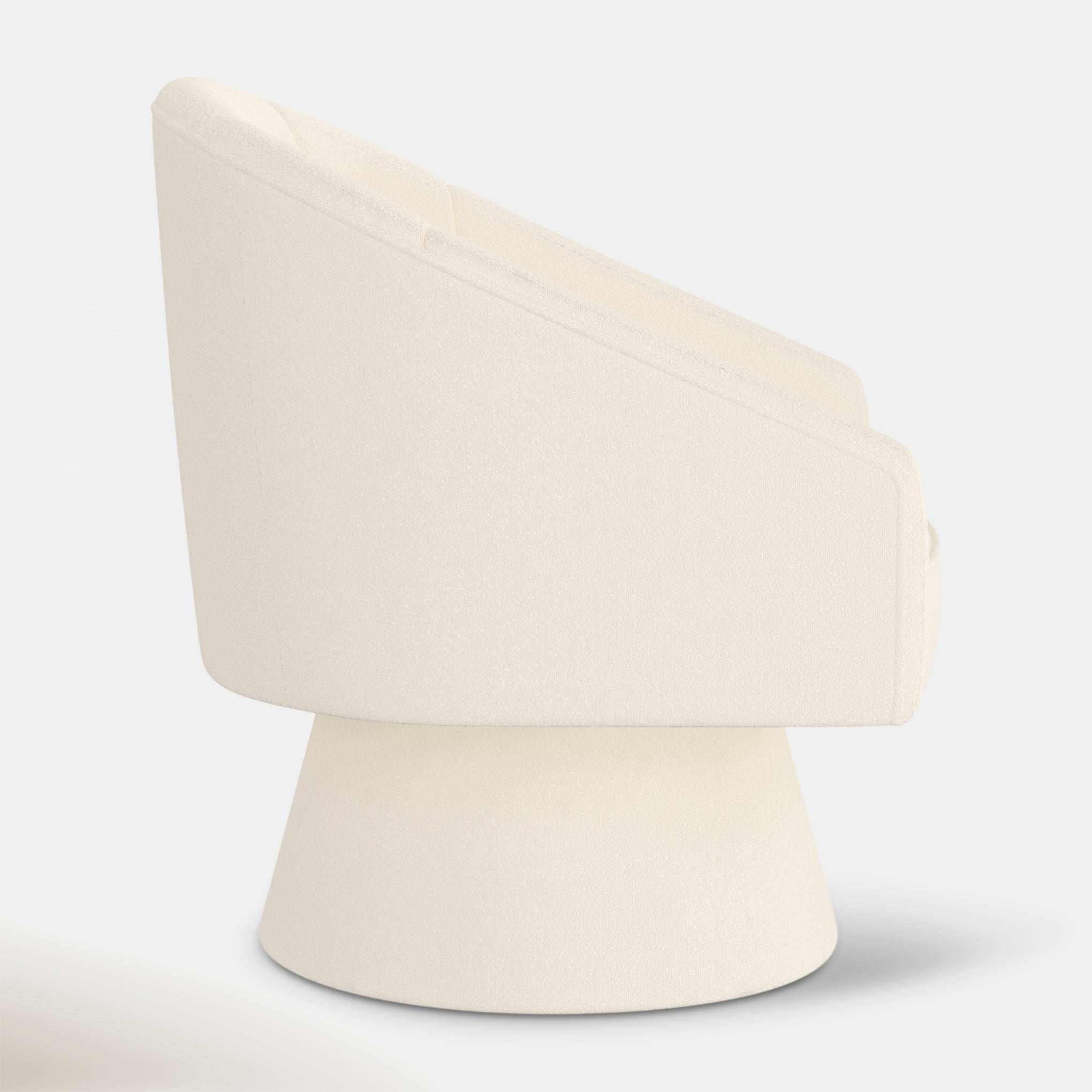 Myra Accent Chair - Ivory Boucle