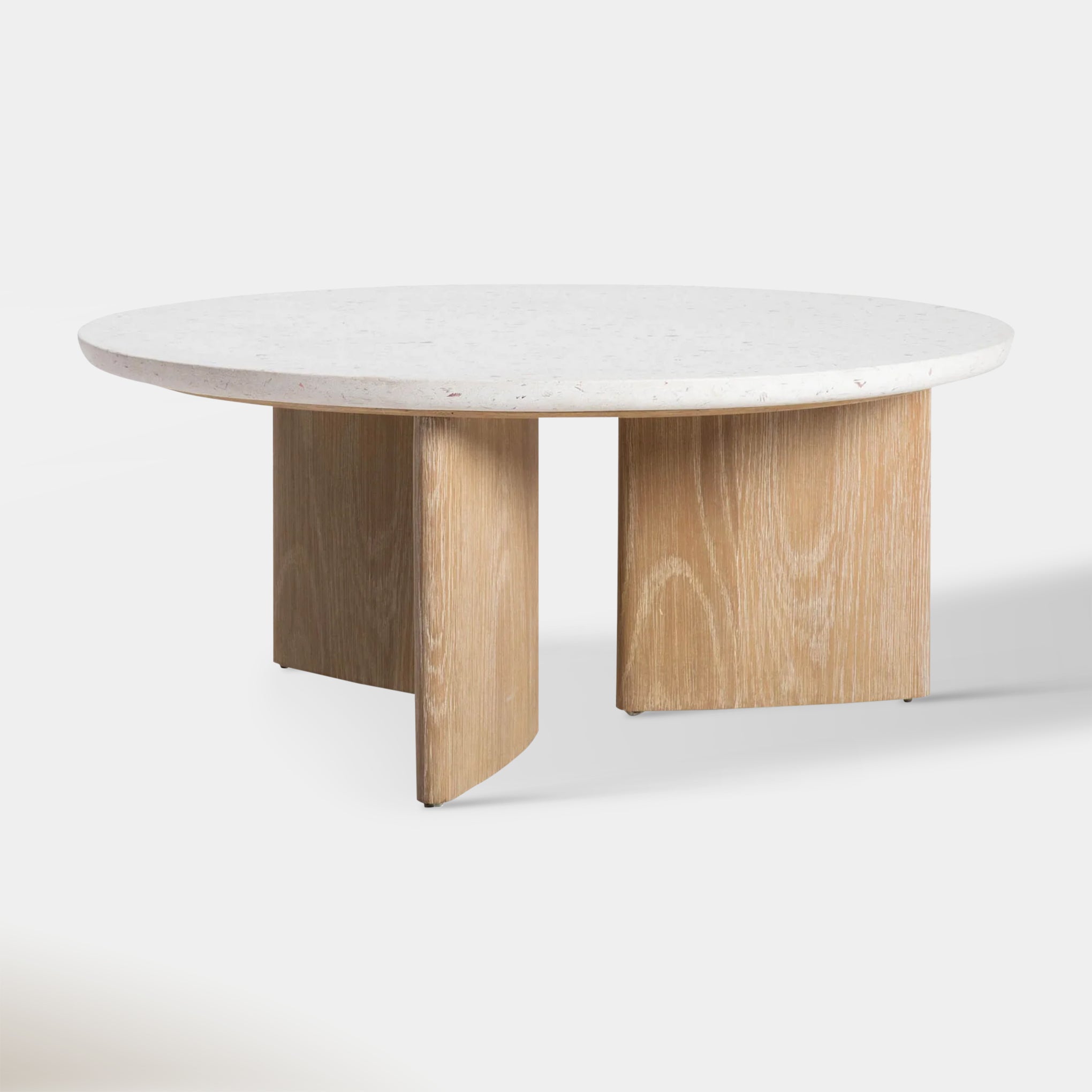 Ivera Coffee Table - Seashell Finish