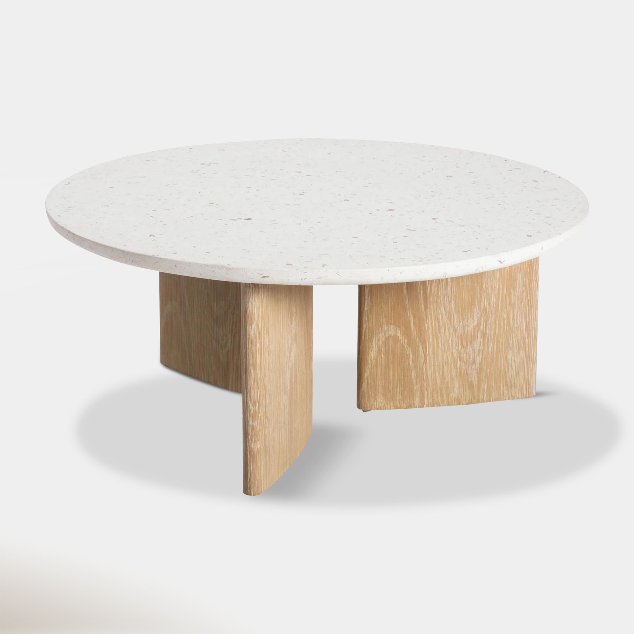 Ivera Coffee Table - Seashell Finish