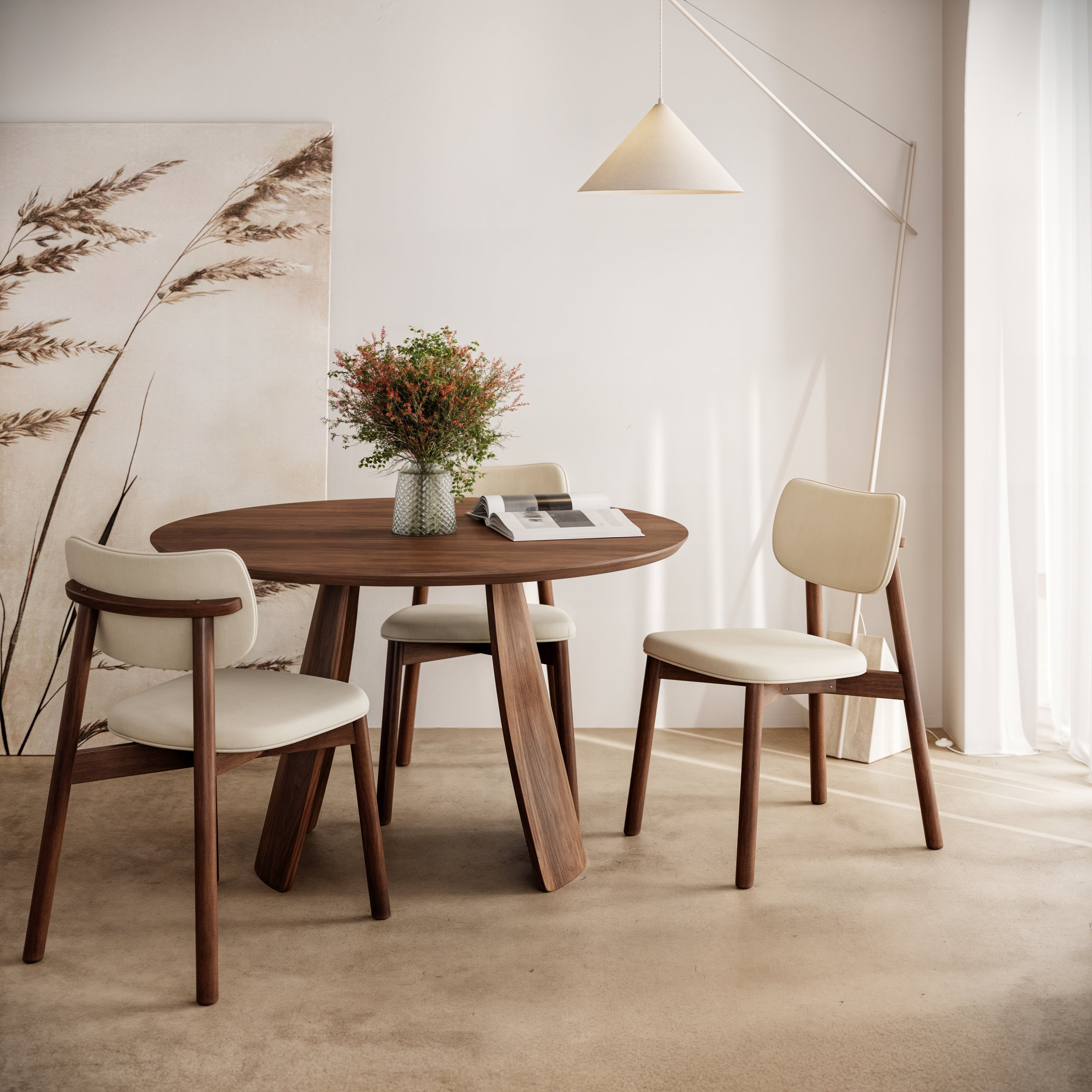 Obelia Dining Table - Walnut