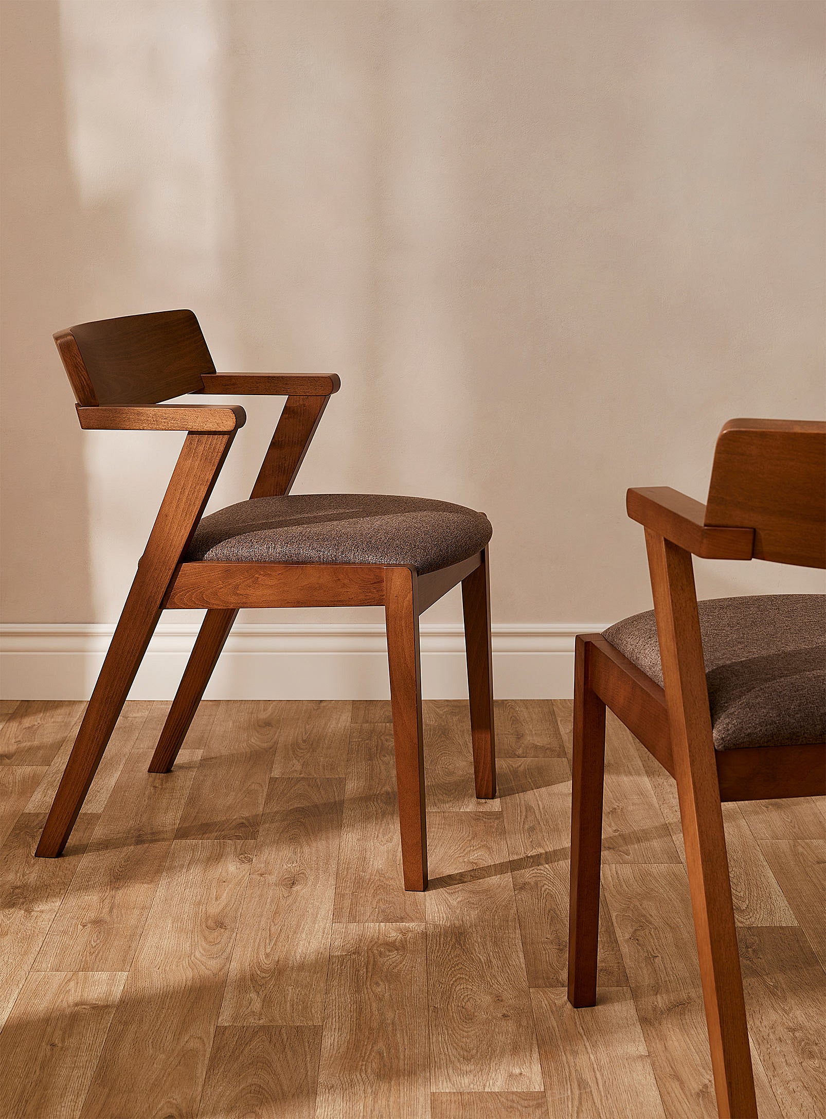 Zola Dining Chair - Chesnut & Walnut