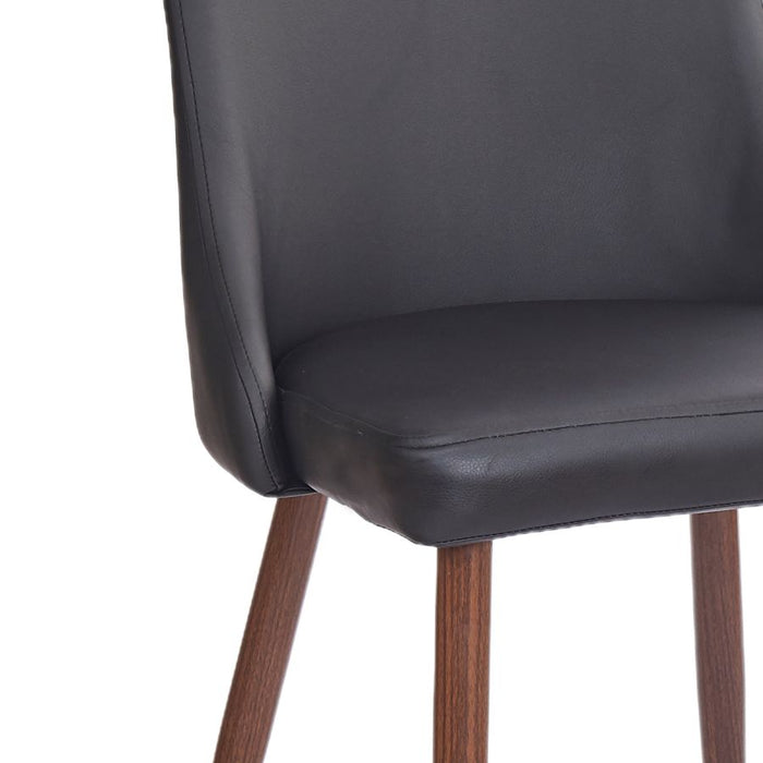 Beau Chair - Walnut & Black | Hoft Home