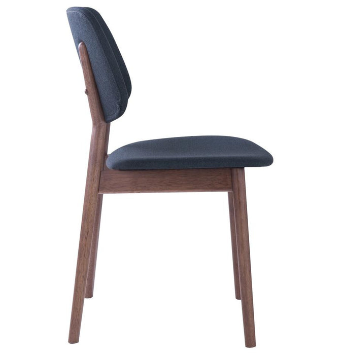 Mercy Dining Chair - Cocoa & Dark Grey | Hoft Home