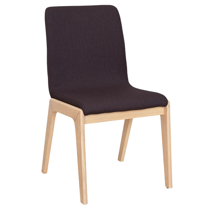 Mikael Dining Chair - Dark Grey & Natural