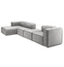 L-Shaped 3 Seater Left Sectional Chaise Sofa - Björn | Hoft Home