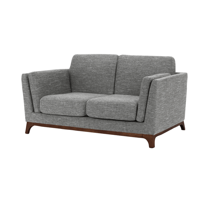 Ceni Loveseat 2 Seater Sofa - Pebble & Cocoa | Hoft Home