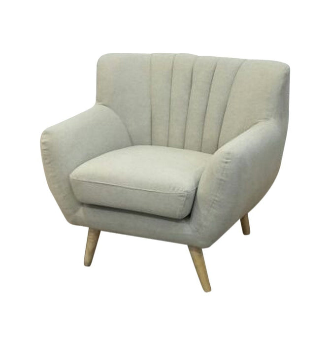 Kennet 1-Seater Lounge Chair - Beige | Hoft Home