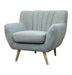 Kennet 1-Seater Lounge Chair - Dark Grey | Hoft Home