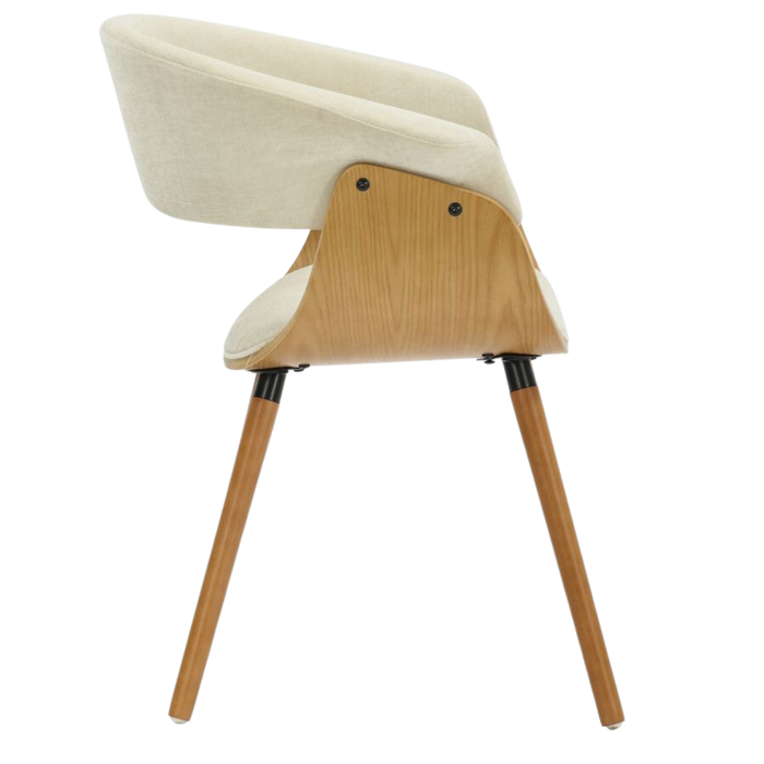 Jerreau Chair - Beige and Natural