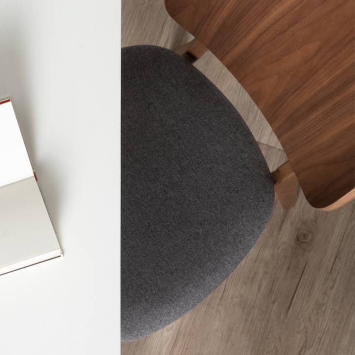 Kai Chair - Grey & Walnut | Hoft Home