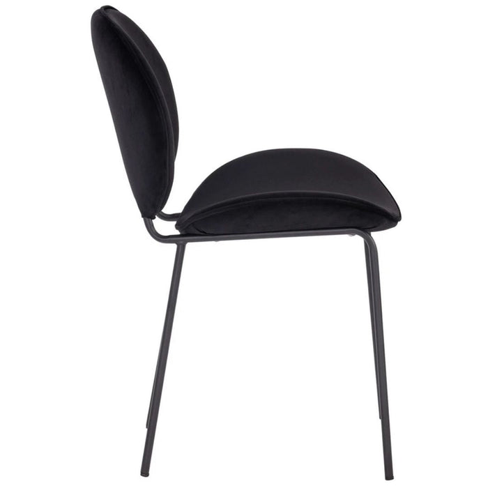 Ria Dining Chair - Black - Hoft Home Canada