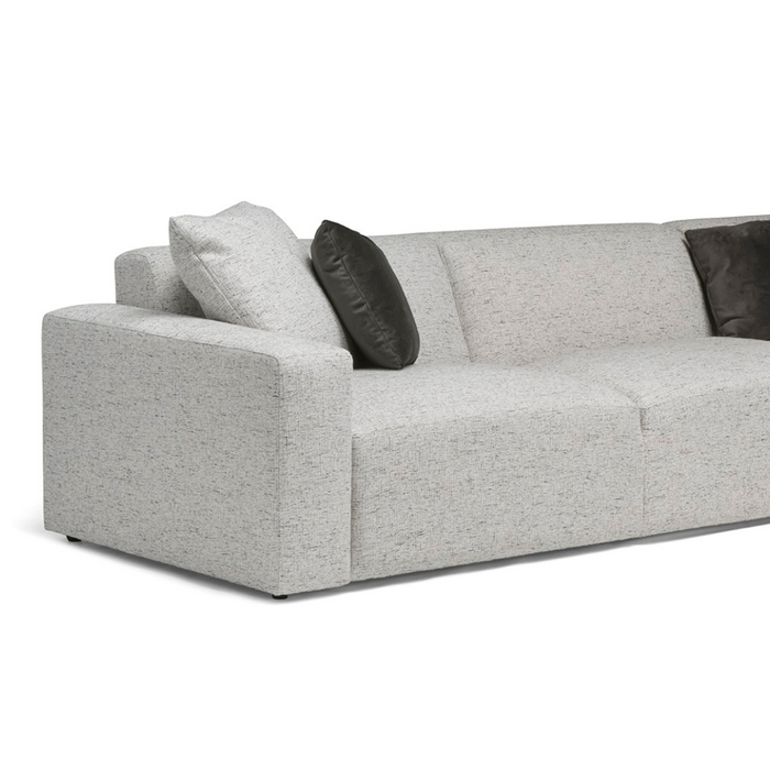 Milano Sectional - Feather Grey