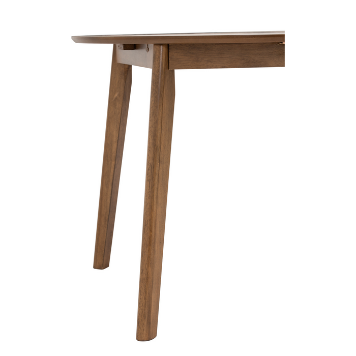 Werner Round Extendable Dining Table - Walnut