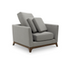 Ceni 1 Seater Armchair - Light Grey & Cocoa - Ifortifi Canada
