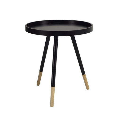 Innis Round Tray Side Table - Black - Ifortifi Canada