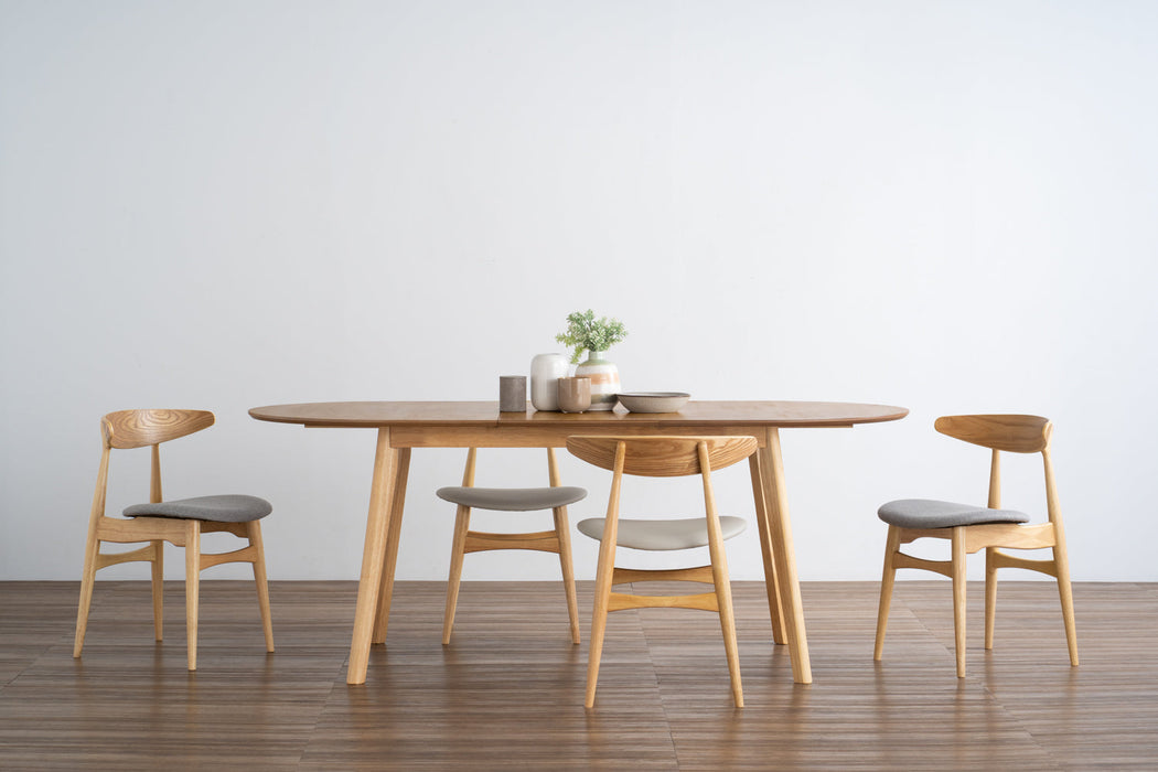 Werner Extendable Dining Table - Natural - Hoft Home