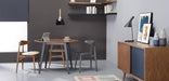 Telyn Chair - Charcoal Grey | Hoft Home